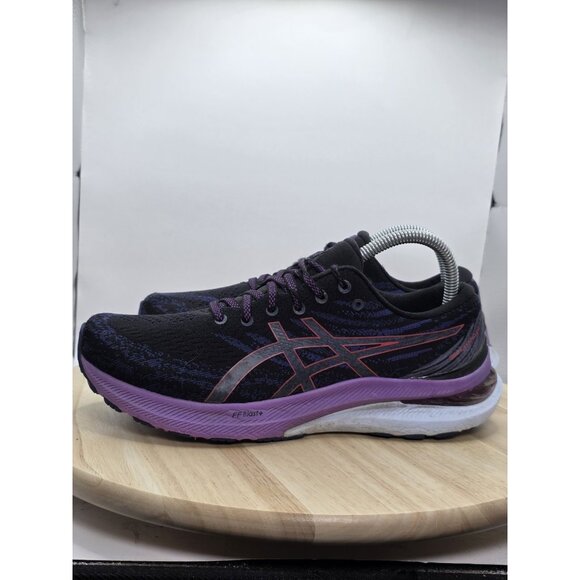 Asics Gel-Kayano 29 Running Shoes Womens Sz 8. 5 Black Red Sneakers 1012B272 - Picture 1 of 10